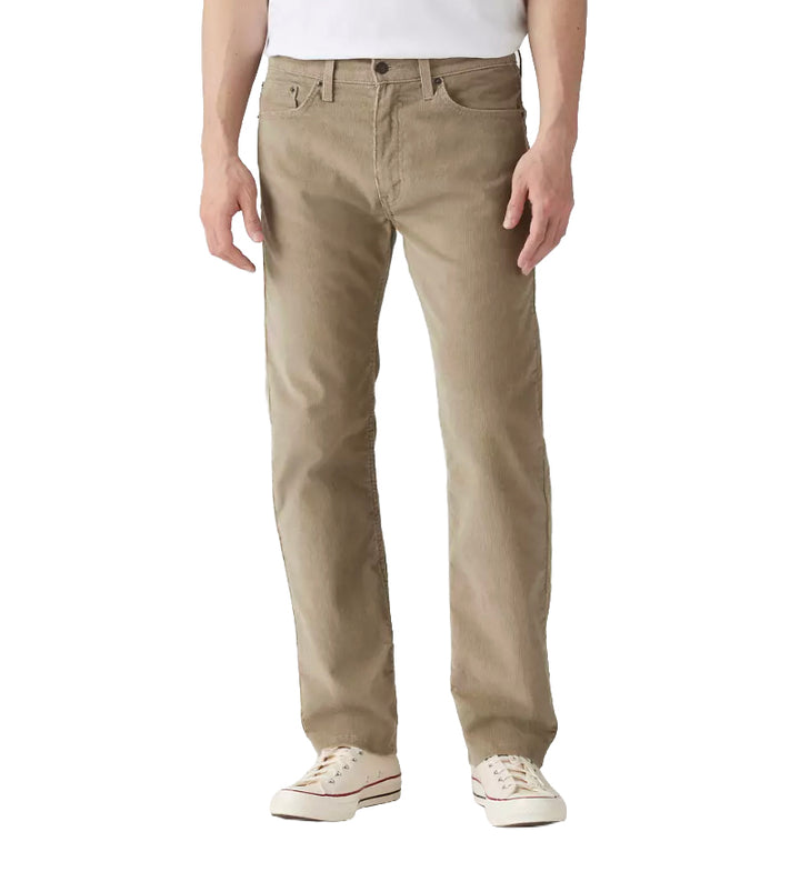 Person wearing Levi’s 505™ Regular Fit Corduroy Jeans — Brown