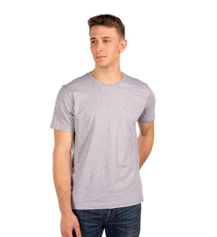 City Lab Fitted T-Shirt, Crew Heather Grey (0208R)