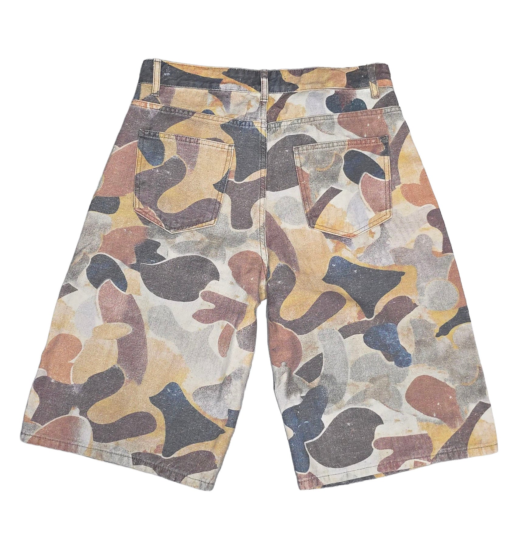 2Y Premium Kamuflaj Denim Shorts