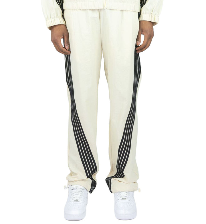 Cream Rebel Minds Stripe Nylon Pants