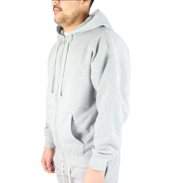 Rebel Minds Solid Oversize Full-Zip Hoodie (100-577)