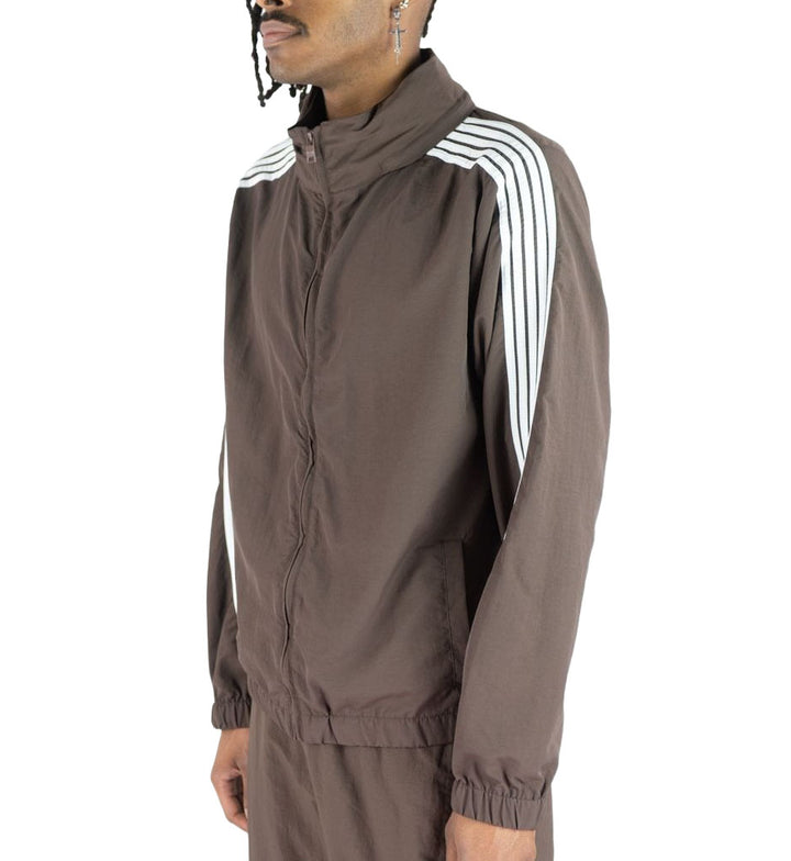 Rebel Minds Bent Stripes Nylon Jacket