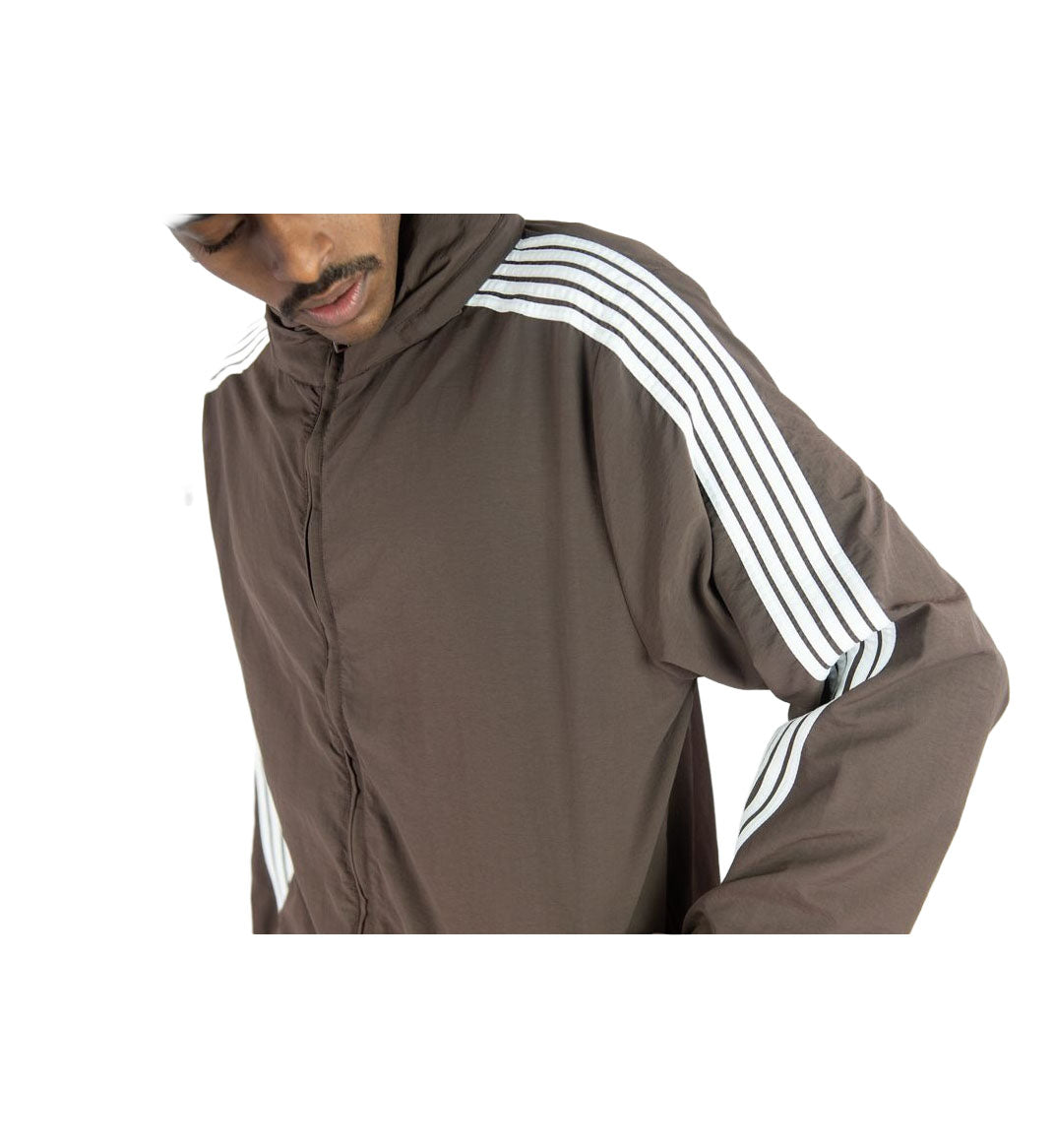 Rebel Minds Bent Stripes Nylon Jacket