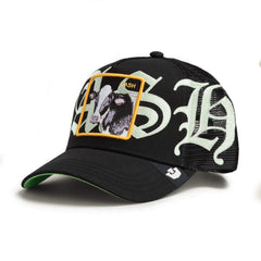 Goorin Bros. Old English Cash Trucker Void 101-2614BLK | Pro Feet