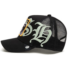 Goorin Bros. Old English Cash Trucker Void 101-2614BLK | Pro Feet