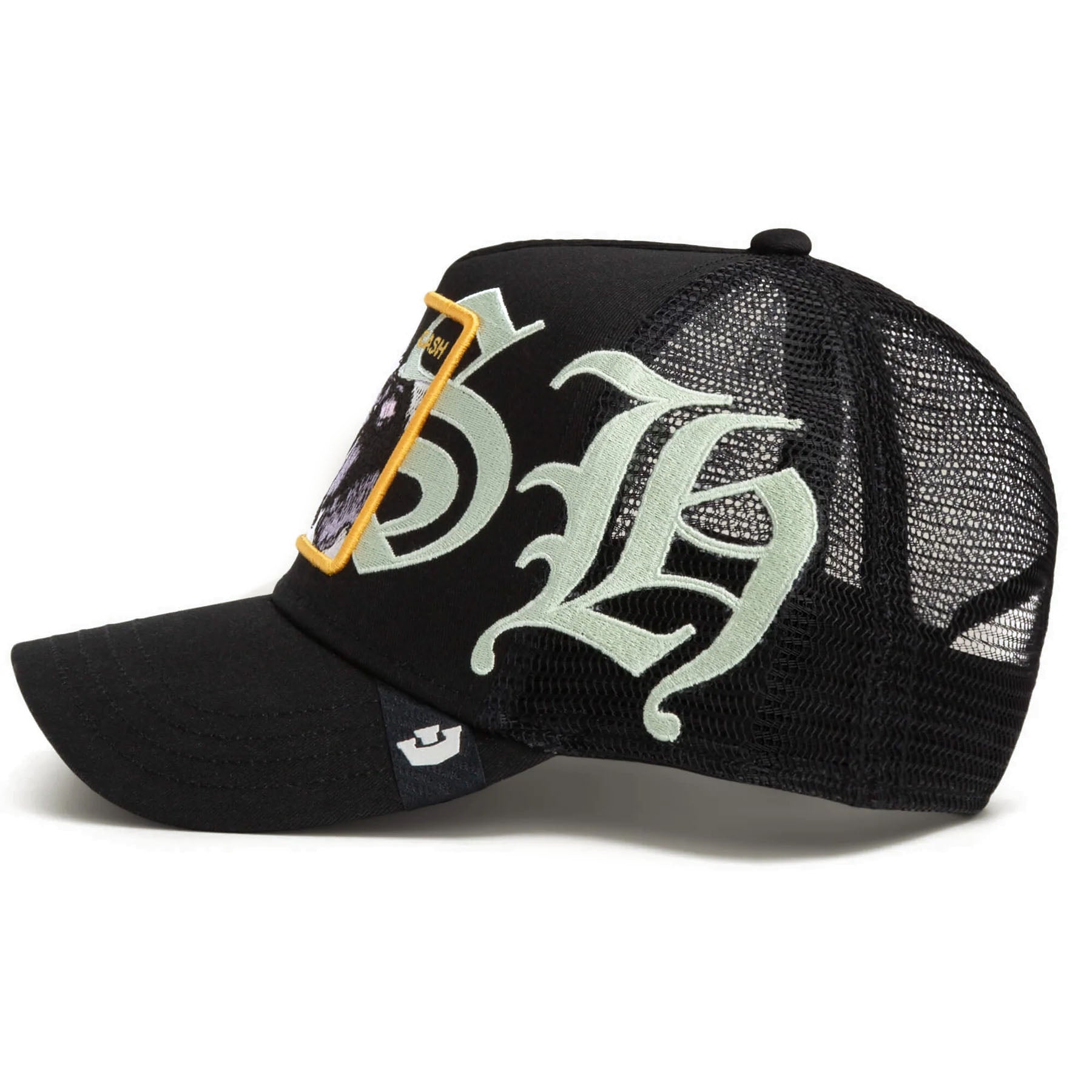 Goorin Bros. Old English Cash Trucker Void 101-2614BLK | Pro Feet