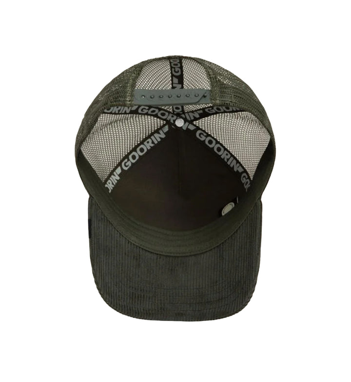 Goorin Bros Corduroy Tuff Trucker Hat Palm 101-3182-PAL | Pro Feet
