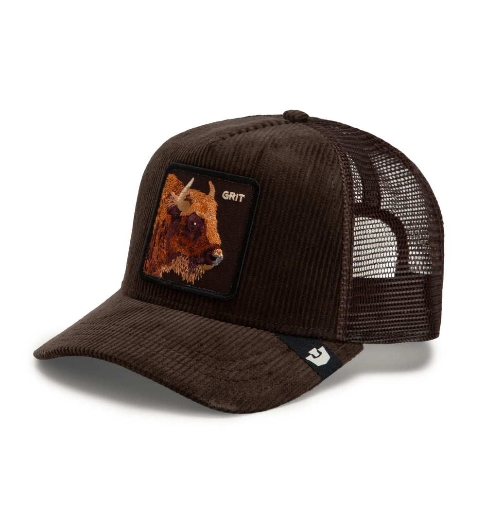 Goorin Bros Corduroy Grit Trucker Hat Ground 101-3185-GRO | Pro Feet