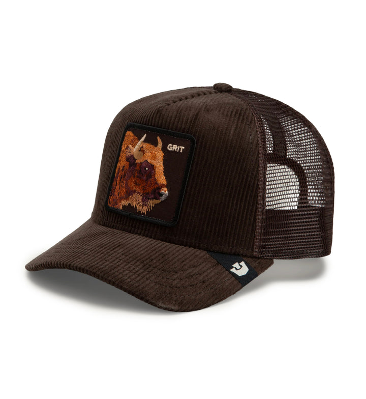 Goorin Bros Corduroy Grit Trucker Hat Ground 101-3185-GRO | Pro Feet