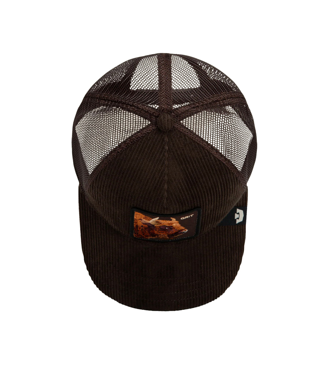 Goorin Bros Corduroy Grit Trucker Hat Ground 101-3185-GRO | Pro Feet