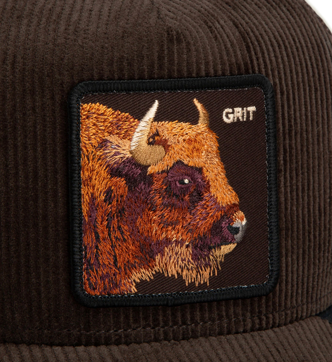 Goorin Bros Corduroy Grit Trucker Hat Ground 101-3185-GRO | Pro Feet
