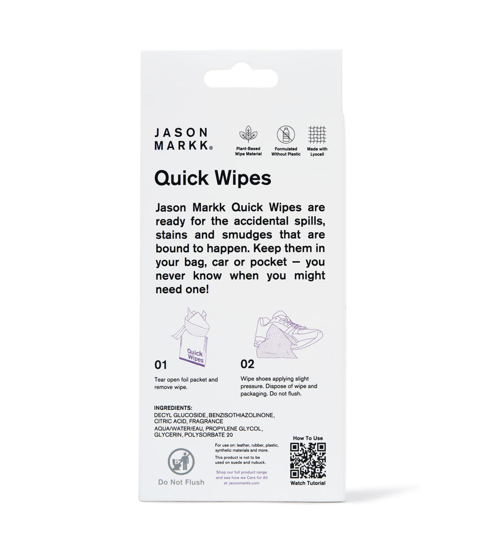 Jason Markk Quick Wipes 12 Pack 130710 | Pro Feet