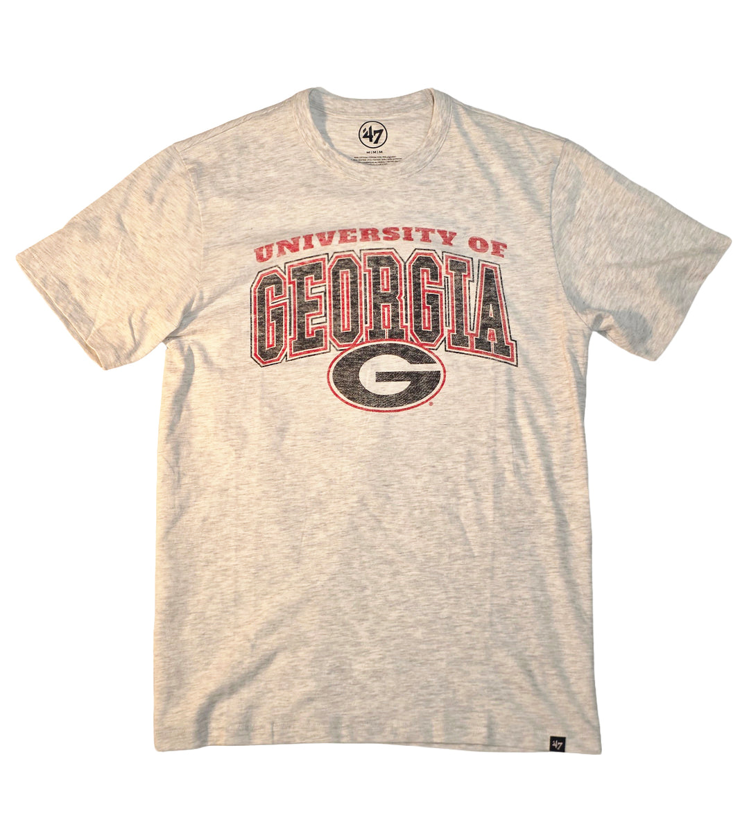 '47 Brand Georgia Bulldogs Relay Grey Dome Over Franklin Tee “Relay Grey” (C17TMXNNZ588584UW)