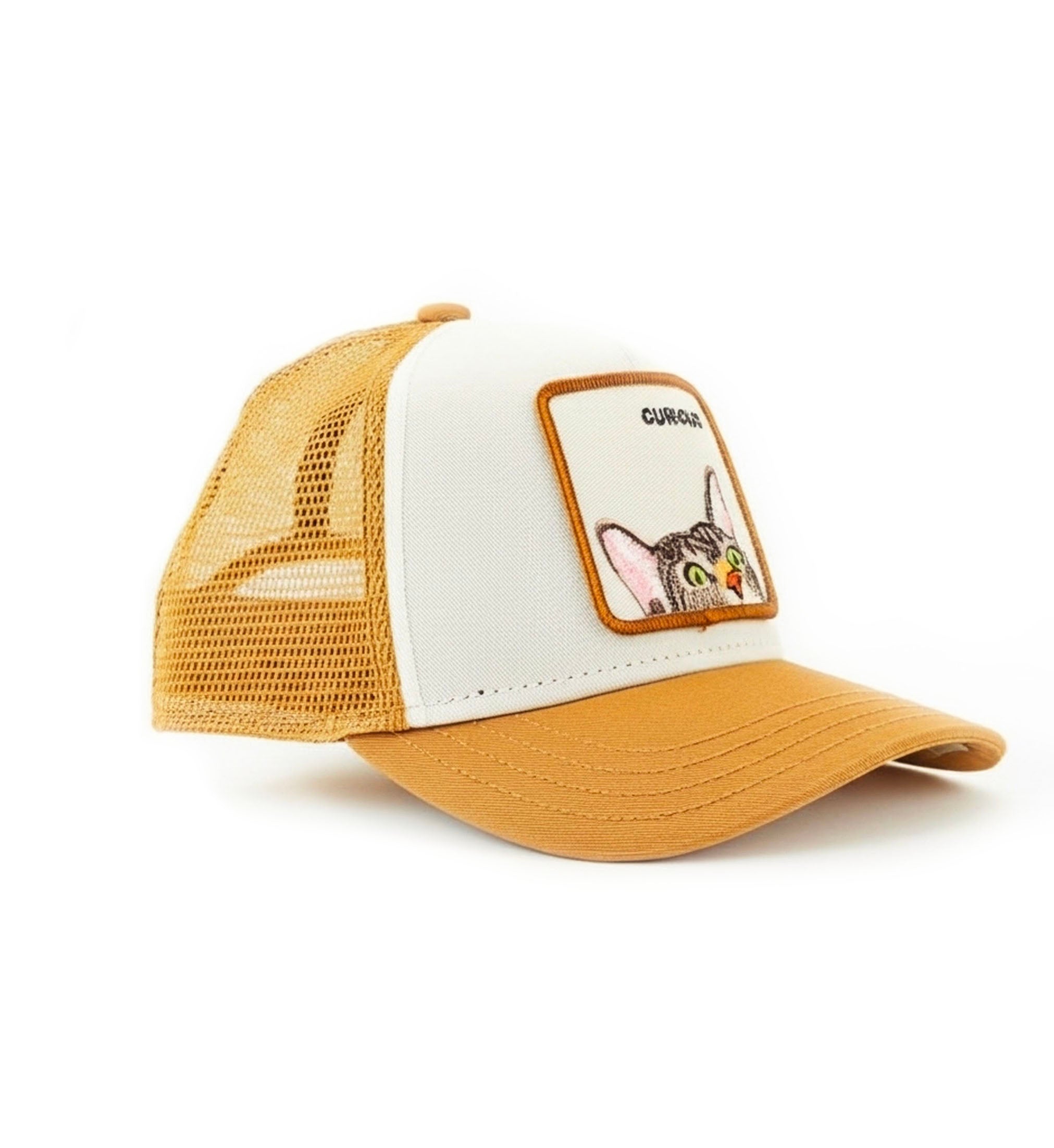 Goorin Bros. Curious Cat Mini Trucker Amber 201-0107-AMB | Pro Feet