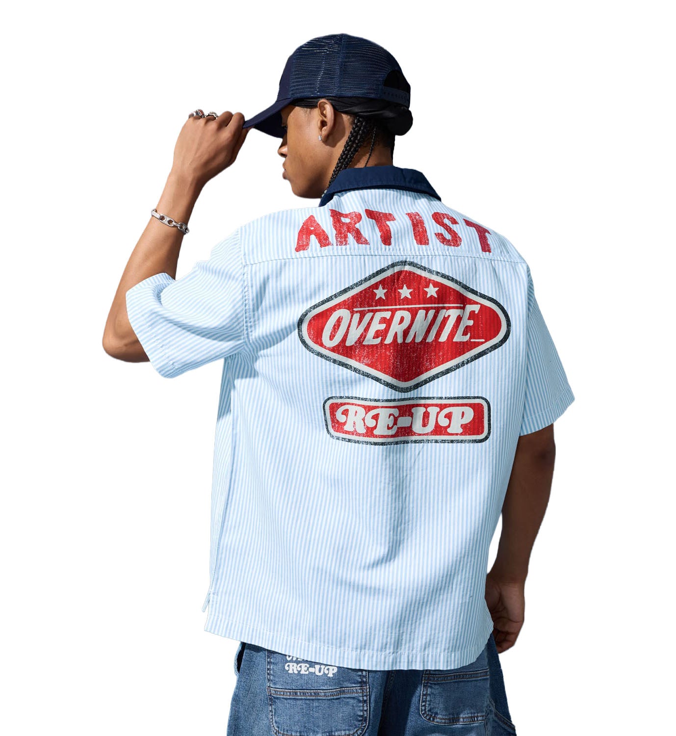 Jordan Craig Re-Up Mechanic Shirt Bengal Stripe 2058-3F | Pro Feet