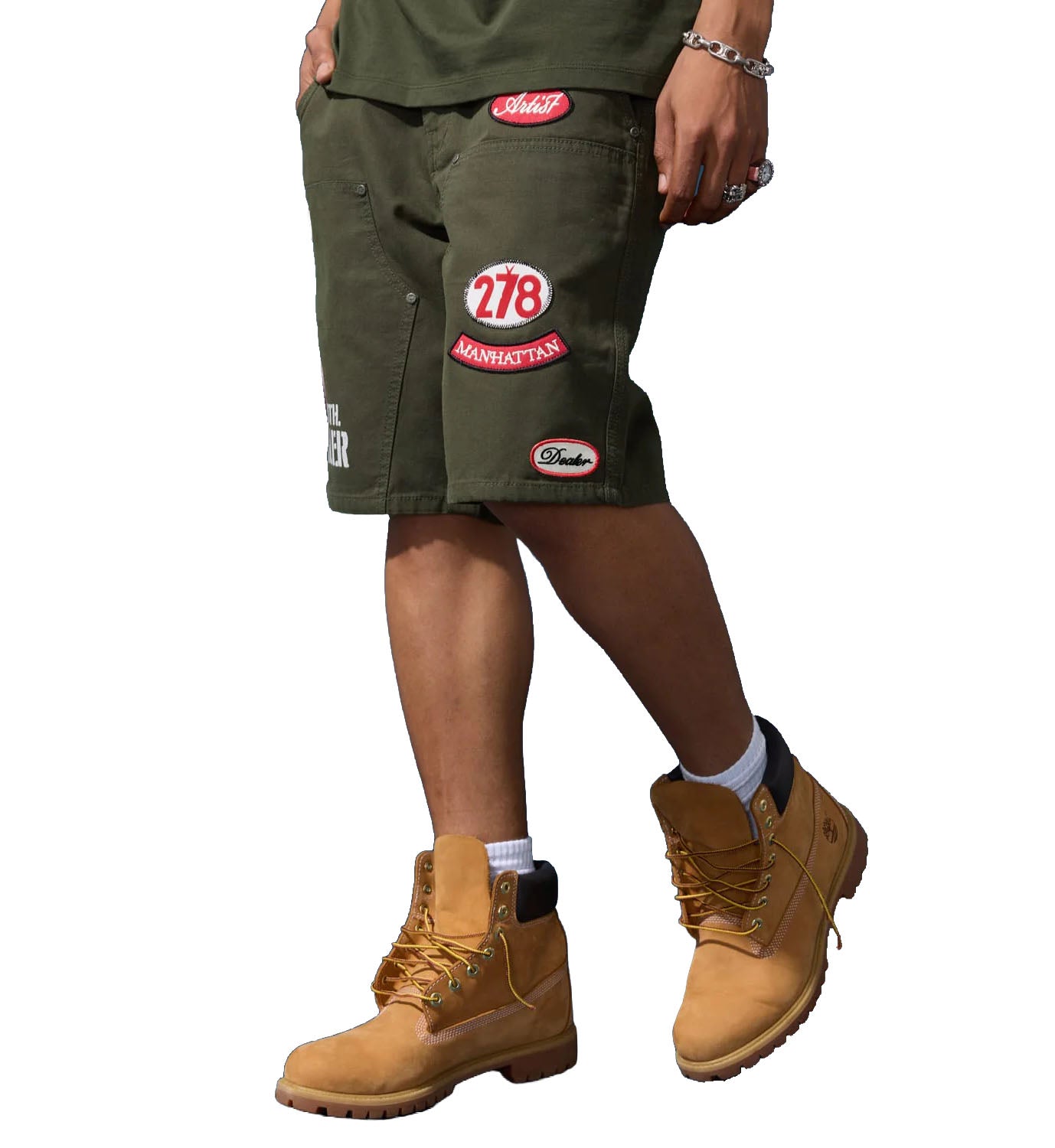 Jordan Craig Retro Re-Up Shorts Dark Green 2058S | Pro Feet