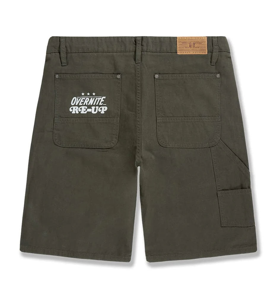 Jordan Craig Retro Re-Up Shorts Dark Green 2058S | Pro Feet