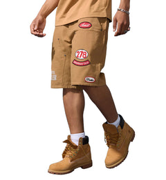 Jordan Craig Retro Re-Up Shorts Wheat 2058S | Pro Feet