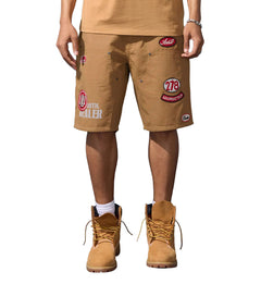 Jordan Craig Retro Re-Up Shorts Wheat 2058S | Pro Feet