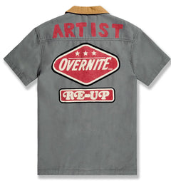 Jordan Craig The Re-Up Mechanic Shirt Charcoal 2059-24 | Pro Feet