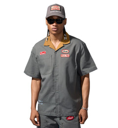 Jordan Craig The Re-Up Mechanic Shirt Charcoal 2059-24 | Pro Feet