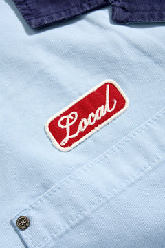 Jordan Craig The Re-Up Mechanic Shirt Service Blue 2059-4F | Pro Feet