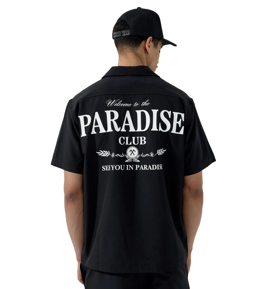 See You In Paradise Paradise Club S/S Shirt Black | Pro Feet | PY2066T