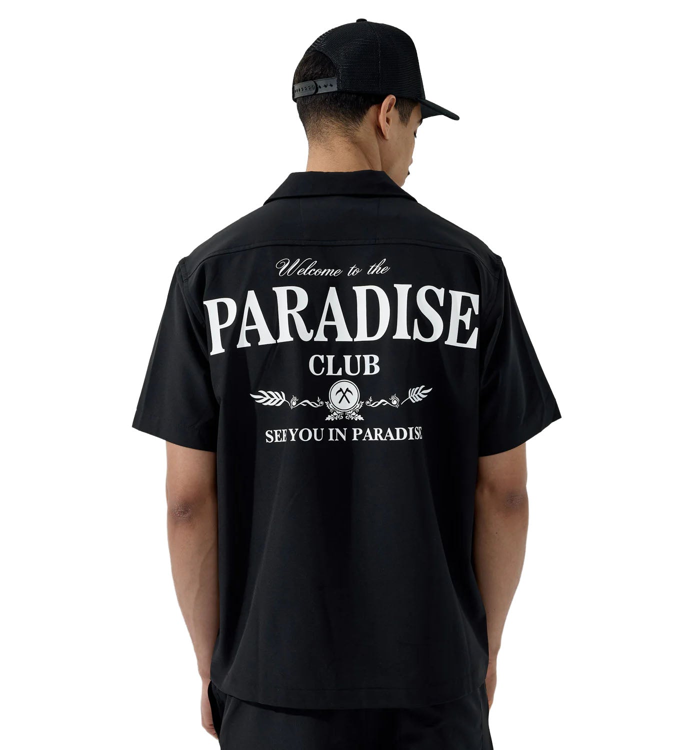 See You In Paradise Paradise Club S/S Shirt Black | Pro Feet | PY2066T