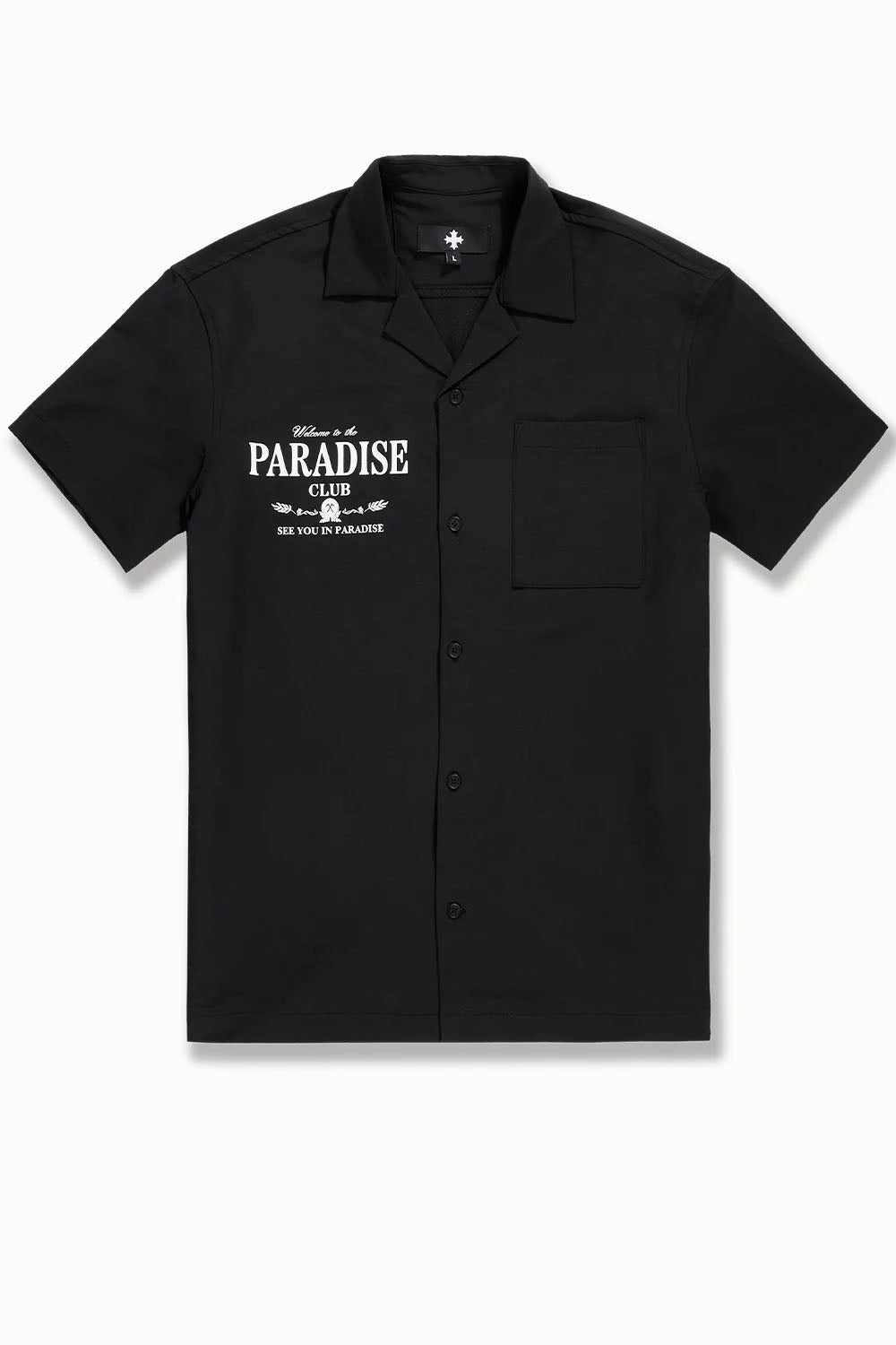 See You In Paradise Paradise Club S/S Shirt Black | Pro Feet | PY2066T