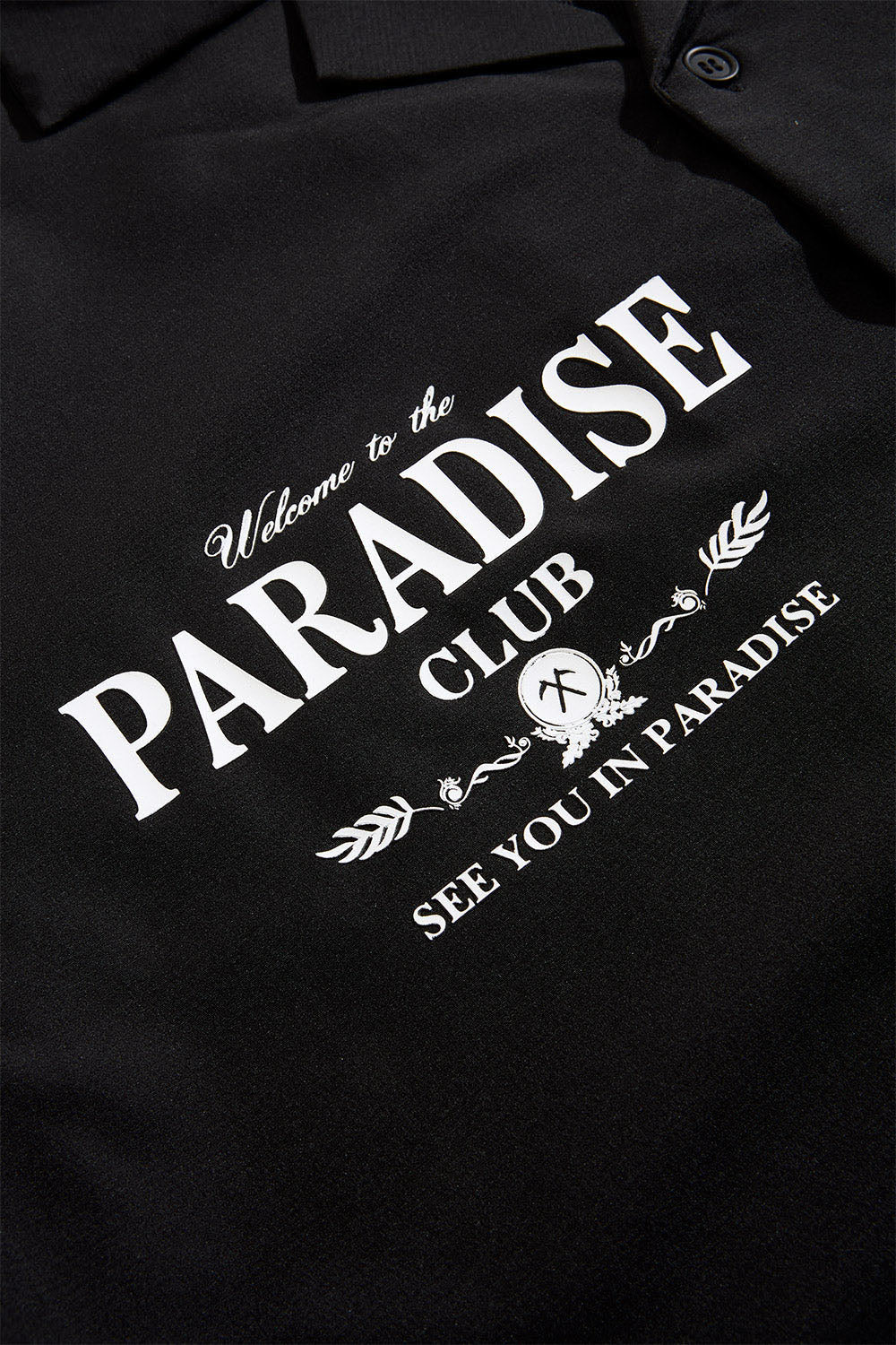 See You In Paradise Paradise Club S/S Shirt Black | Pro Feet | PY2066T