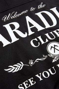 See You In Paradise Paradise Club S/S Shirt Black | Pro Feet | PY2066T