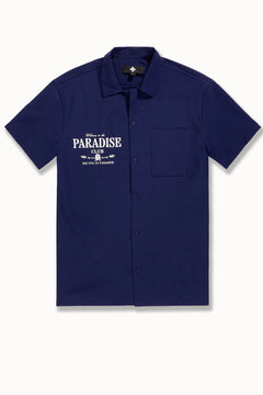 See You In Paradise Paradise Club S/S Shirt Navy | Pro Feet | PY2066T