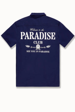 See You In Paradise Paradise Club S/S Shirt Navy | Pro Feet | PY2066T