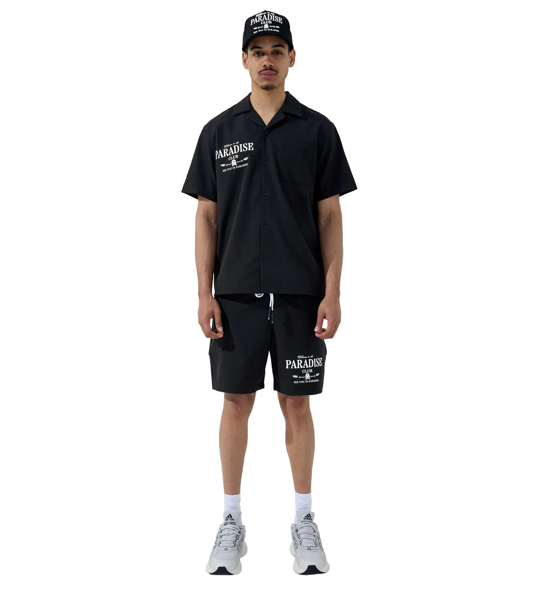 See You In Paradise Paradise Club Shorts Black | Pro Feet | SK2066STY