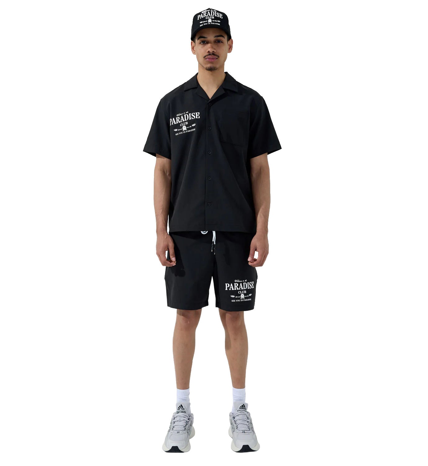 See You In Paradise Paradise Club Shorts Black | Pro Feet | SK2066STY