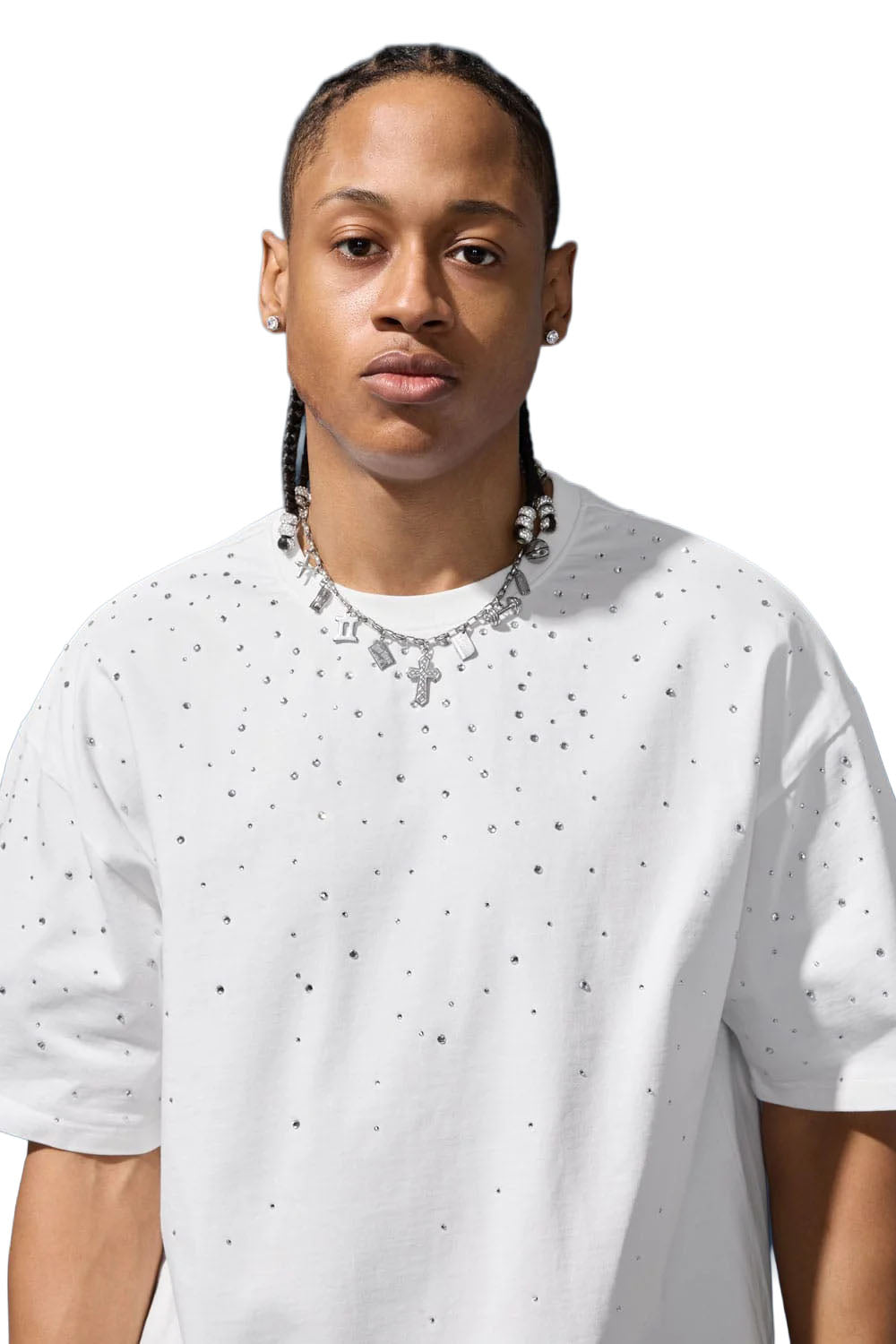 Jordan Craig Radiant Crewneck T-Shirt White 2081A-50 | Pro Feet