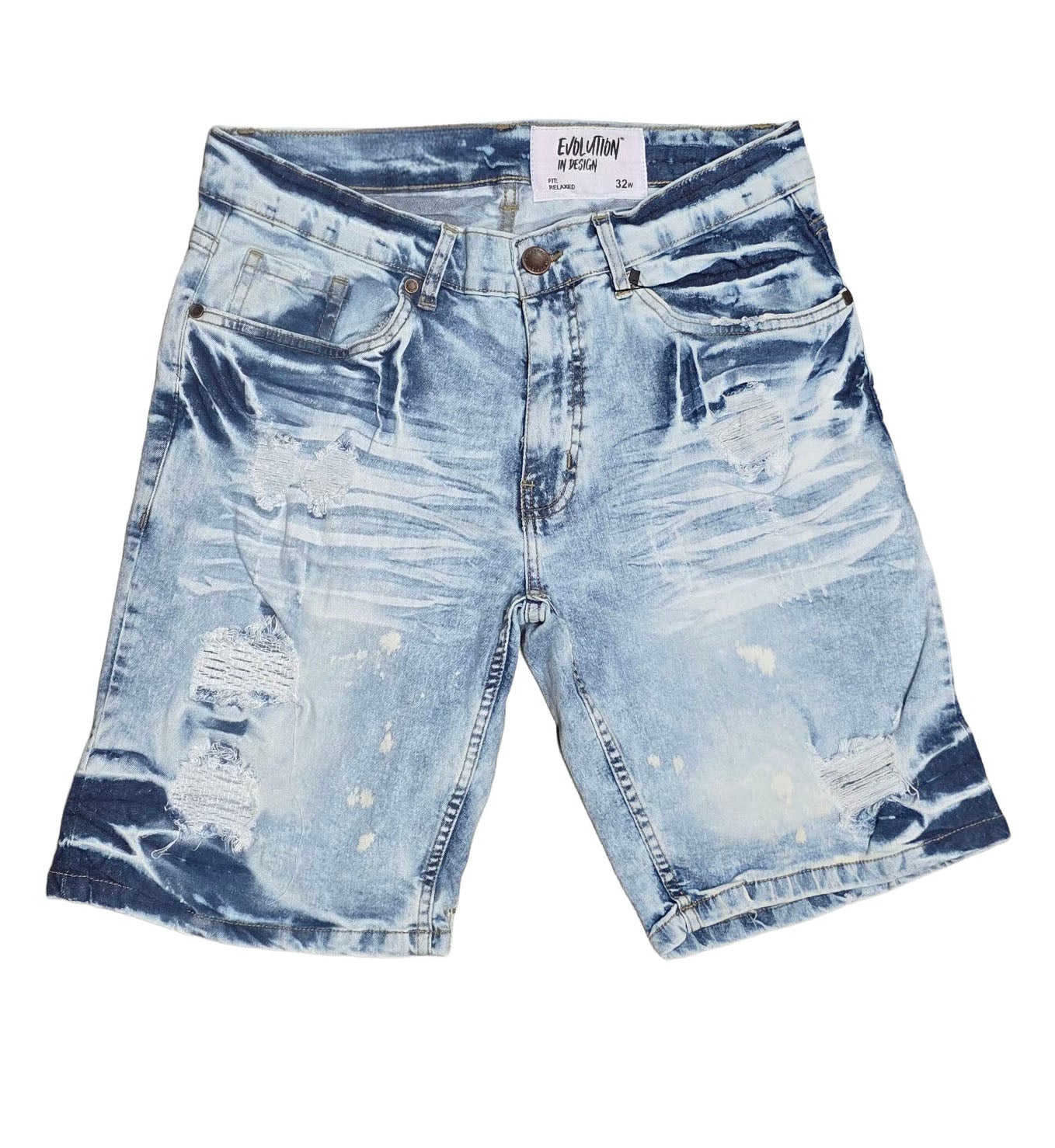 Evolution Denim Shorts – Ice Blue 220052-IB | Pro Feet
