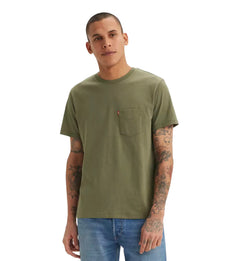 Levi’s Classic Pocket T-Shirt (Black, White, Olive, Grey)