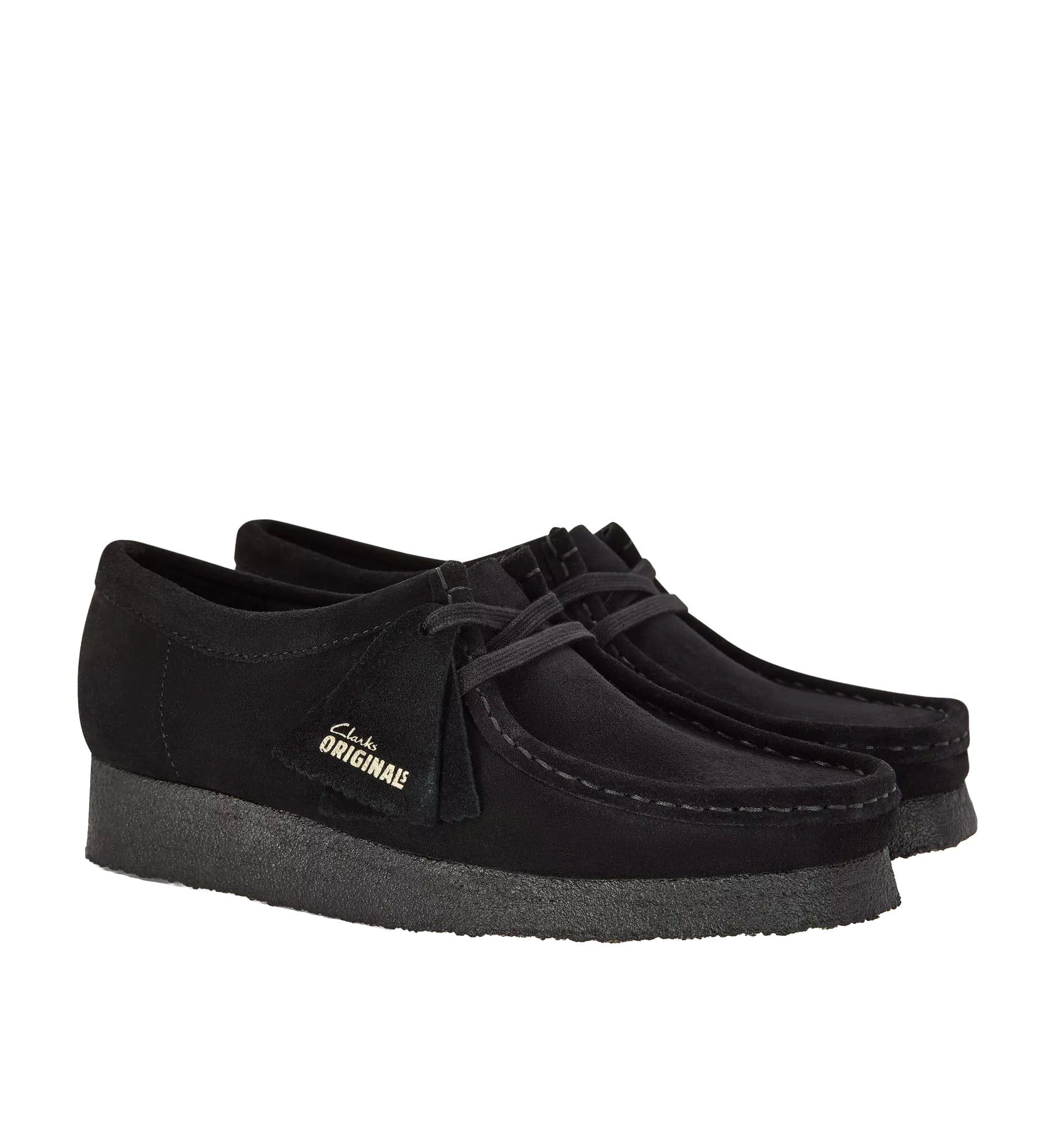 Clarks Originals Wallabee Black Suede 26155519 | Pro Feet
