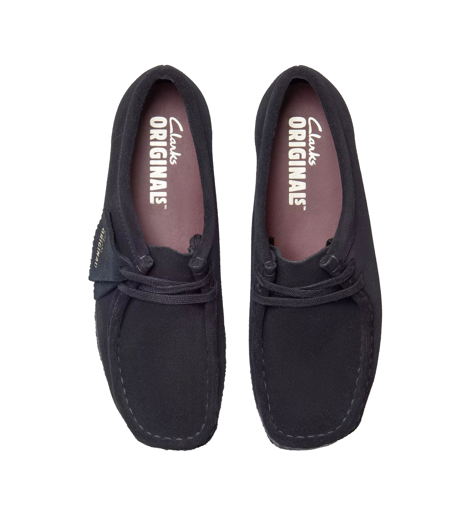 Clarks Originals Wallabee Black Suede 26155519 | Pro Feet