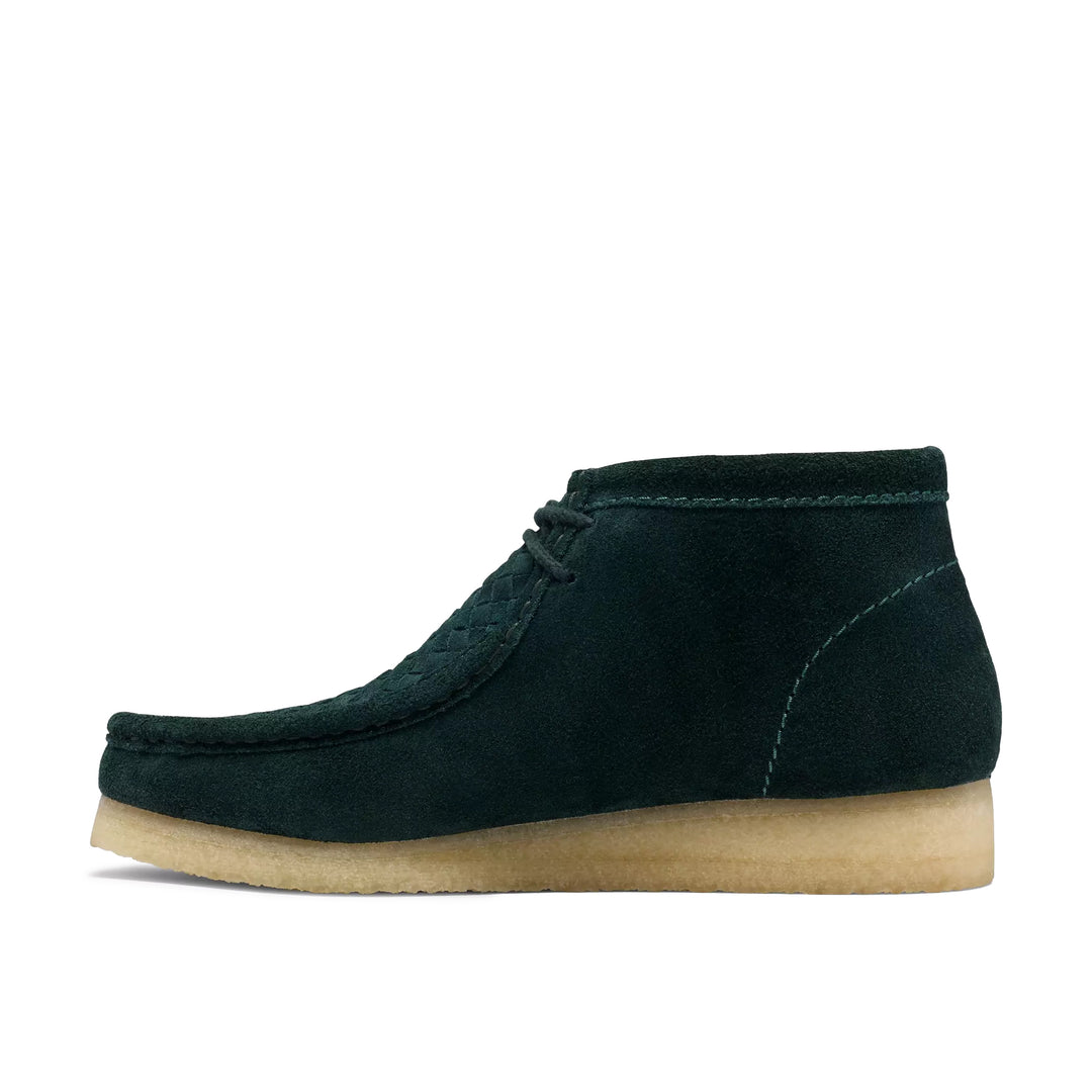 Clarks Originals Wallabee Boot Forest Green Weave 26327512 | Pro Feet