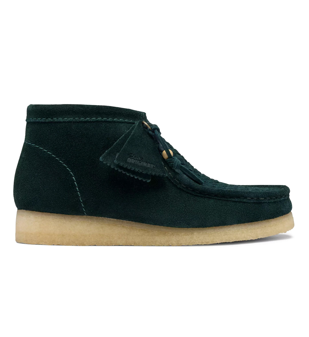 Clarks Originals Wallabee Boot Forest Green Weave 26327512 | Pro Feet