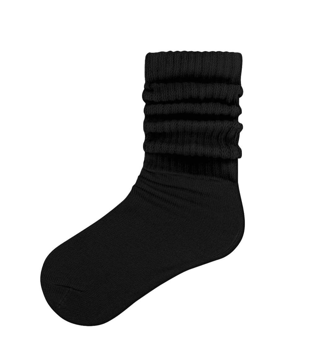 Piccolo Hosiery Slouch Sock - Black