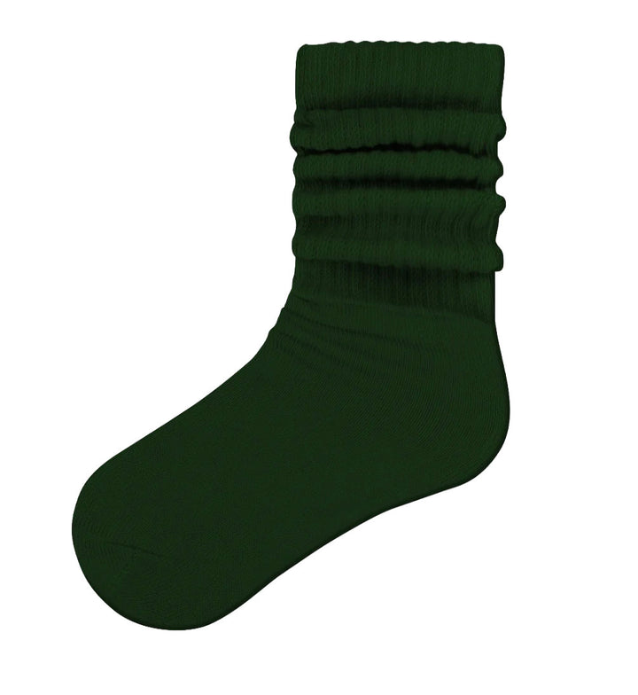 Piccolo Hosiery Slouch Sock - Hunter Green