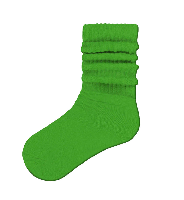 Piccolo Hosiery Slouch Sock - Lime