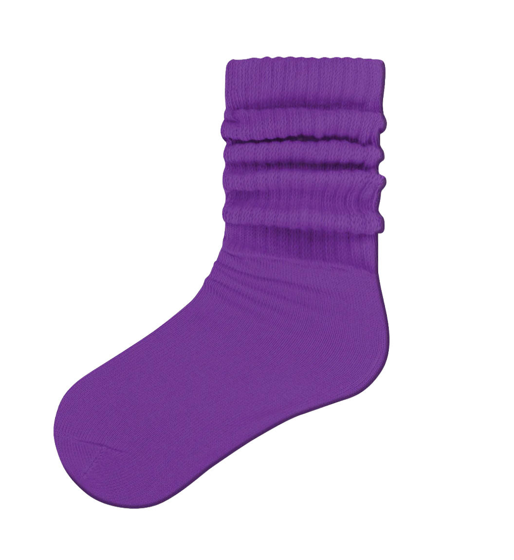 Piccolo Hosiery Slouch Sock - Purple