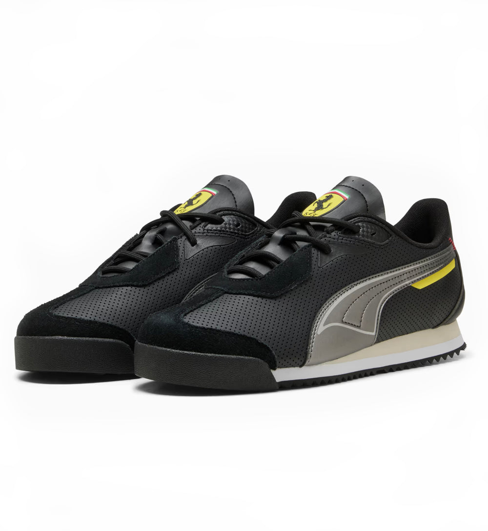PUMA Scuderia Ferrari Roma Suede “Puma Black/Puma Aged Silver” (308909_01)