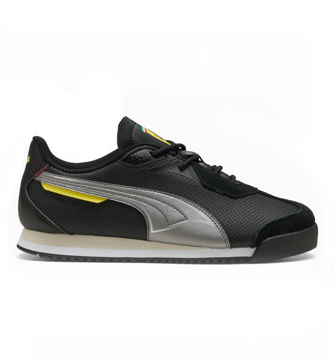 PUMA Scuderia Ferrari Roma Suede “Puma Black/Puma Aged Silver” (308909_01)