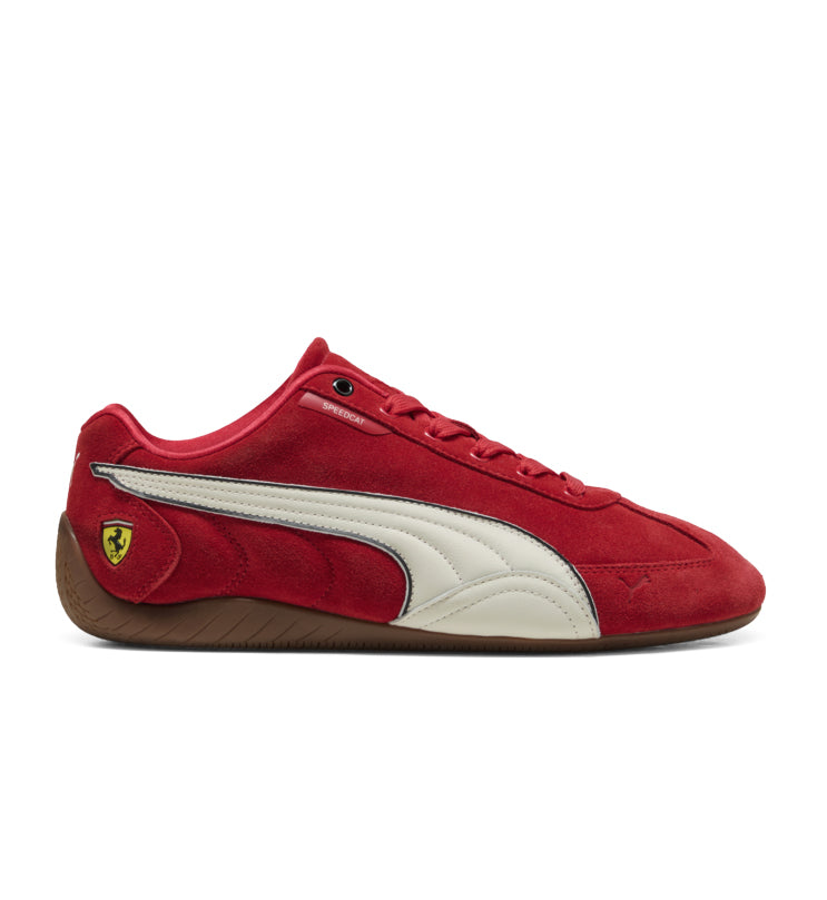 PUMA Ferrari Speedcat Shoes Rosso Corsa Vapor Gray 30912502 | Pro Feet
