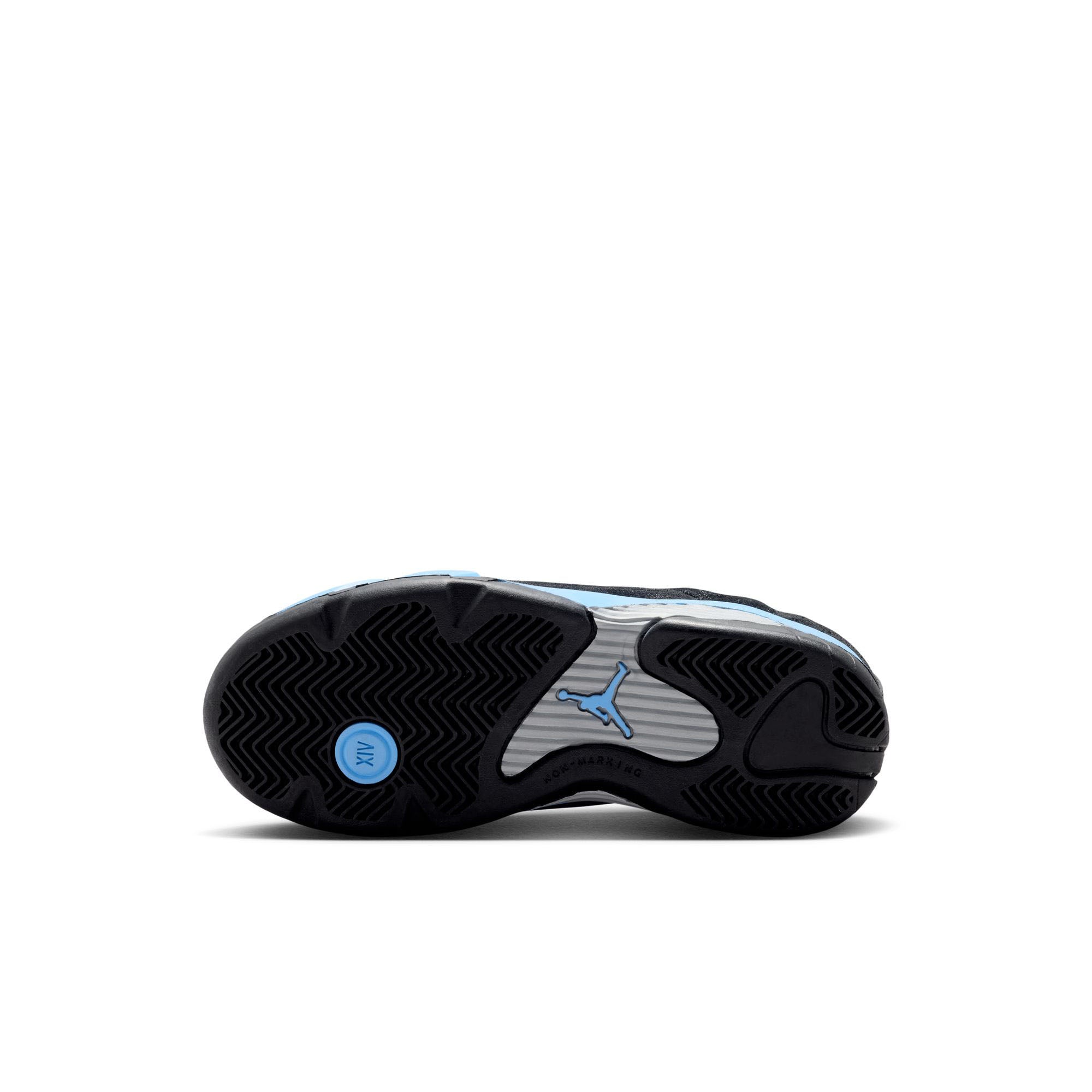 Jordan 14 Retro PS Black/White-University Blue (312092-007)